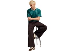 Pánské tričko Puma Class Relaxed Pinnacle Polo, zelené, 692069, velikost 41 4