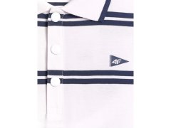 Pánské polo tričko s pravidelným střihem 4F 4FRSS26TPTSM0898-10S 5