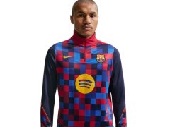 Pánské tričko Nike FC Barcelona Strike Home modro-červené IQ1301 621 2