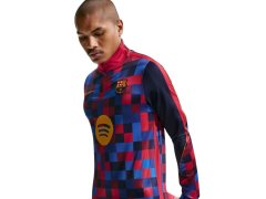 Pánské tričko Nike FC Barcelona Strike Home modro-červené IQ1301 621 4