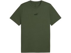 Pánské tričko Puma ESS Small No.1 s logem uprostřed, tmavě zelené 692912 86 1