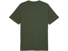 Pánské tričko Puma ESS Small No.1 s logem uprostřed, tmavě zelené 692912 86 2