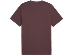 Pánské tričko Puma ESS Small No.1 s logem uprostřed, hnědé, 692912 91 2