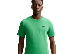 Pánské tričko Nike Club Tee, zelené, AR4997 306 2