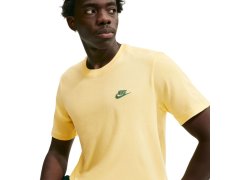Pánské tričko Nike Club Tee, žluté, AR4997 723 4
