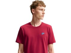 Pánské tričko Nike Club Tee červené AR4997 608 2