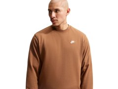 Pánská mikina Nike Club FT světle hnědá FN3888 270 2
