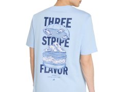 Pánské tričko adidas Burger Flavor Graphic světle modré KT9731 3