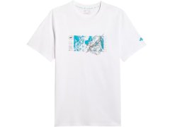 Pánské tričko 4F M2823 bílé 4FWSS26TTSHM2823 10S 1