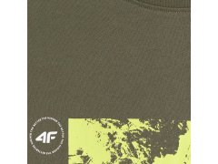 Pánské tričko 4F M2823 khaki 4FWSS26TTSHM2823 43S 4