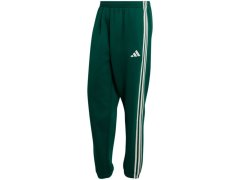 Pánské kalhoty adidas Essentials 3-Stripes Fleece Tapered Cuffed zelené KY4129 1