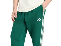 Pánské kalhoty adidas Essentials 3-Stripes Fleece Tapered Cuffed zelené KY4129 3