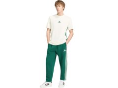 Pánské kalhoty adidas Essentials 3-Stripes Fleece Tapered Cuffed zelené KY4129 5