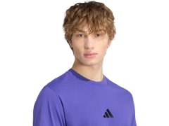 Pánské tričko adidas Essentials Small Logo Single Jersey fialové KF2404 3