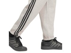 Pánské kalhoty adidas Essentials 3-Stripes Fleece Tapered Cuffed, šedé, KY4127 4