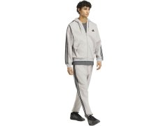 Pánské kalhoty adidas Essentials 3-Stripes Fleece Tapered Cuffed, šedé, KY4127 5