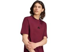 Pánské tričko adidas Essentials Small Logo Single Jersey, vínové, KF2403 2