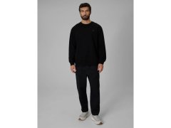 Pánská mikina z&nbsp;fleece s&nbsp;pravidelným střihem bez kapuce 4F 4FRMM00TSWSM3059-20S 2