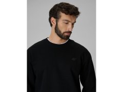 Pánská mikina z&nbsp;fleece s&nbsp;pravidelným střihem bez kapuce 4F 4FRMM00TSWSM3059-20S 3