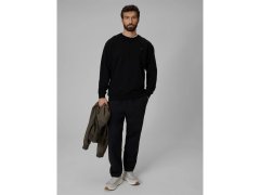Pánská mikina z&nbsp;fleece s&nbsp;pravidelným střihem bez kapuce 4F 4FRMM00TSWSM3059-20S 5