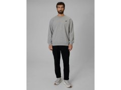 Pánská mikina z&nbsp;fleece, regular střih, bez kapuce, 4F 4FRMM00TSWSM3059-27M 2