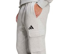 Pánské kalhoty adidas Essentials Feelcozy Cargo, světle šedé, JE3823 4