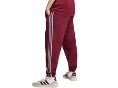Pánské kalhoty adidas Essentials 3-Stripes Fleece Tapered Cuffed v barvě bordó KY4134 2