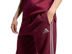 Pánské kalhoty adidas Essentials 3-Stripes Fleece Tapered Cuffed v barvě bordó KY4134 3