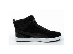 Puma – pánské boty Rebound Street, černé, nad kotníkem, zateplené 3