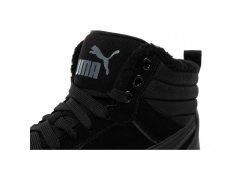 Puma – pánské boty Rebound Street, černé, nad kotníkem, zateplené 5
