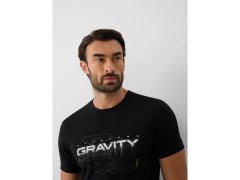 Pánské tričko slim s&nbsp;potiskem 4F 4FRAW26TTSHM4667-20S 2