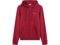 Pánská mikina Champion Hooded Full Zip Sweatshirt, červená, 221794 RS508 1