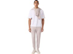 Pánské kalhoty Champion Rib Cuff Pants, krémové, 220299 ES084 5