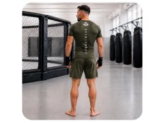 Pánské kompresní tričko ARMY GREEN COMBATWEAR | DBX Bushido pánské 5