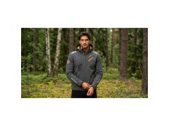 Softshellová bunda pánský Geographical Norway ROYAUTE MEN ASS A BS2 056 (WT1804H/GN-DARK šedá / oranžová) 2