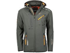 Softshellová bunda pánský Geographical Norway ROYAUTE MEN ASS A BS2 056 (WT1804H/GN-DARK šedá / oranžová) 4