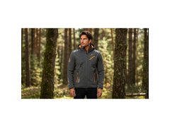 Pánská softshellová bunda Geographical Norway ROYAUTE DGREY-ORANGE GTX MEN 068 (WW4643H/GN-DARK GREY / ORANGE) 6