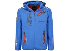 Softshellová bunda pánský Geographical Norway ROYAUTE DB královsky modrá červená MEN 068 (WY2170H/GN-ROYAL modrá / červená) 2