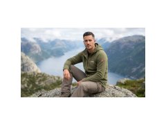 Pánská fleecová bunda Geographical Norway TUGOOD KAKI DB MEN 233 (WZ3332H/GN-KAKI) 2