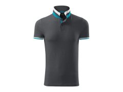 Malfini Collar Up M MLI-25683 světle antracitová polokošile 2