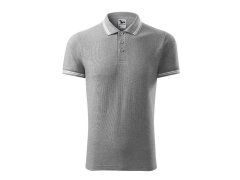 Pánské polo tričko Malfini Urban M MLI-21912 tmavě šedá melanž - Malfini 2