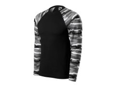 Tričko Malfini Camouflage LS M MLI-16632 camouflage gray pánské 1