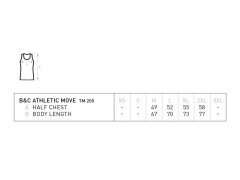 B&C Athletic Move Pánské tílko 01.0200 black 3