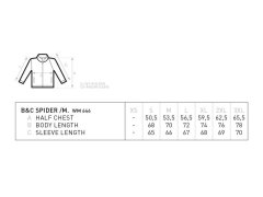 B&C Spider /men Pánská mikina 01.0646 black 1
