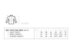 B&C Coolstar /men Pánská mikrofleecová bunda 01.0717 navy 1