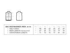 B&C Bodywarmer /men Pánská vesta 01.0930 black 1