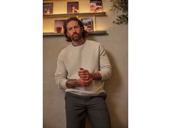 B&C KING Crew Neck_° Pánská mikina 01.U01K khaki 3