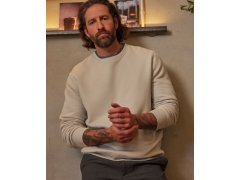 B&C KING Crew Neck_° Pánská mikina 01.U01K heather grey 3