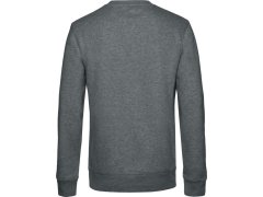 B&C KING Crew Neck_° Pánská mikina 01.U01K heather mid grey 7