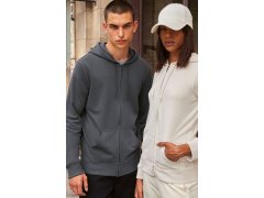 B&C Inspire Zipped Hood_° Pánská mikina s kapucí 01.U35B heather grey 3